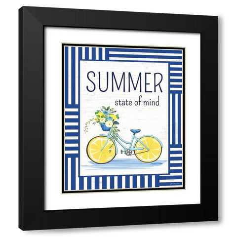 Summer State of Mind Black Modern Wood Framed Art Print with Double Matting by Moulton, Jo