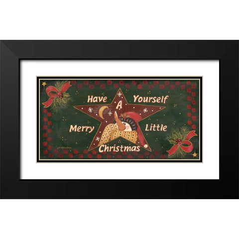 Have Yourself Black Modern Wood Framed Art Print with Double Matting by Moulton, Jo