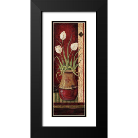 Tuscan Poem II Black Modern Wood Framed Art Print with Double Matting by Moulton, Jo