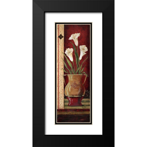 Tuscan Poem I Black Modern Wood Framed Art Print with Double Matting by Moulton, Jo