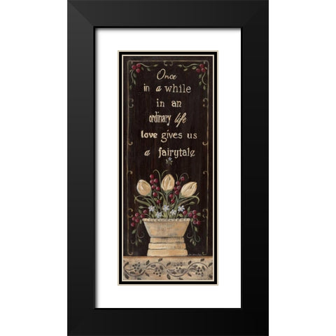 Fairytale Black Modern Wood Framed Art Print with Double Matting by Moulton, Jo