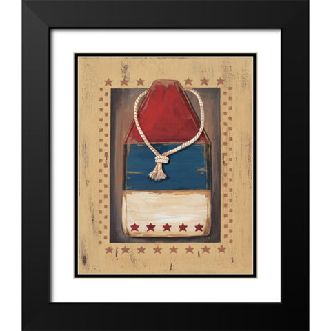Buoy Black Modern Wood Framed Art Print with Double Matting by Moulton, Jo