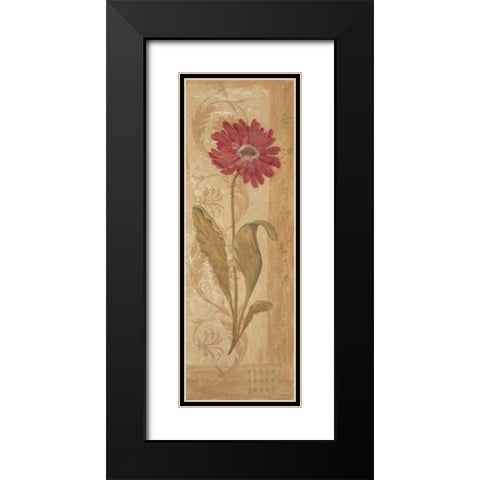 Evening Dahlia Black Modern Wood Framed Art Print with Double Matting by Moulton, Jo