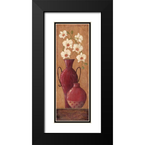 Sunlit Spice II Black Modern Wood Framed Art Print with Double Matting by Moulton, Jo