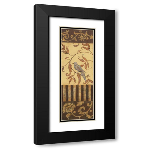 Song Bird II Black Modern Wood Framed Art Print with Double Matting by Moulton, Jo