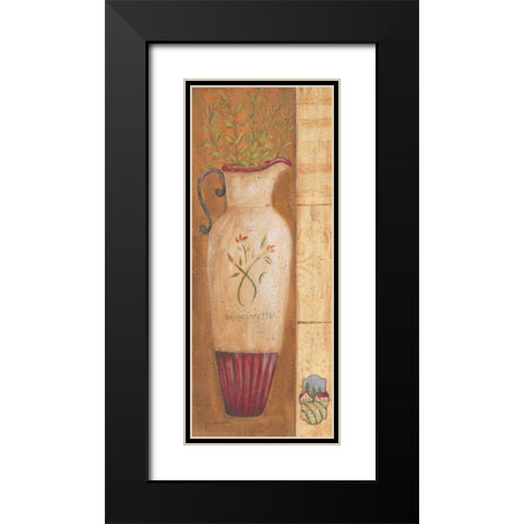 Vinaigrette Black Modern Wood Framed Art Print with Double Matting by Moulton, Jo