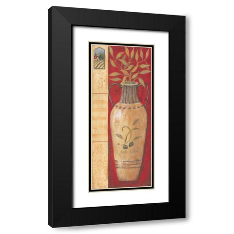 Nuile d Olive Black Modern Wood Framed Art Print with Double Matting by Moulton, Jo