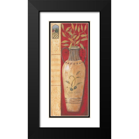 Nuile d Olive Black Modern Wood Framed Art Print with Double Matting by Moulton, Jo