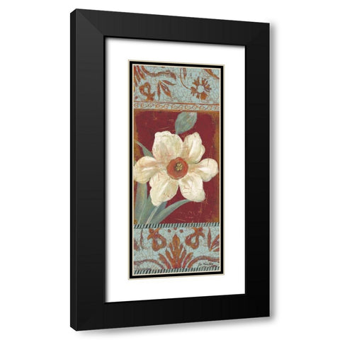 Bleu Royale I Black Modern Wood Framed Art Print with Double Matting by Moulton, Jo