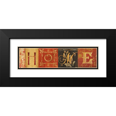 Home Black Modern Wood Framed Art Print with Double Matting by Moulton, Jo