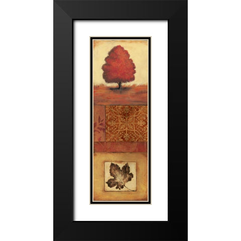 Autumn I Black Modern Wood Framed Art Print with Double Matting by Moulton, Jo