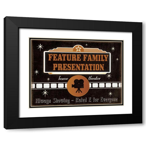 Feature Presentation Black Modern Wood Framed Art Print with Double Matting by Moulton, Jo