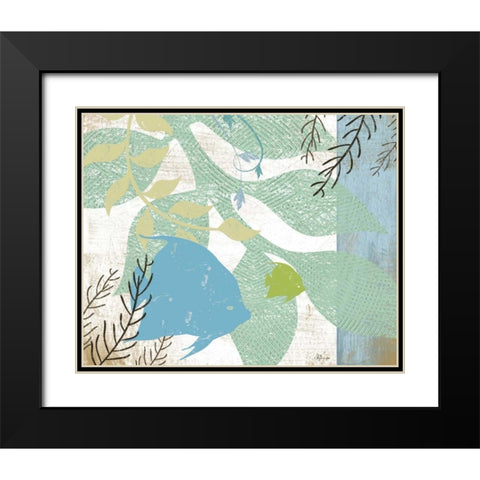 Sea Life II Black Modern Wood Framed Art Print with Double Matting by Pugh, Jennifer