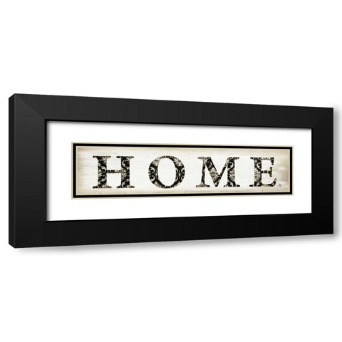 Home Black Modern Wood Framed Art Print with Double Matting by Pugh, Jennifer