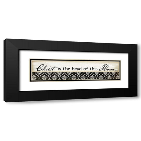 Christ is the Center Black Modern Wood Framed Art Print with Double Matting by Pugh, Jennifer