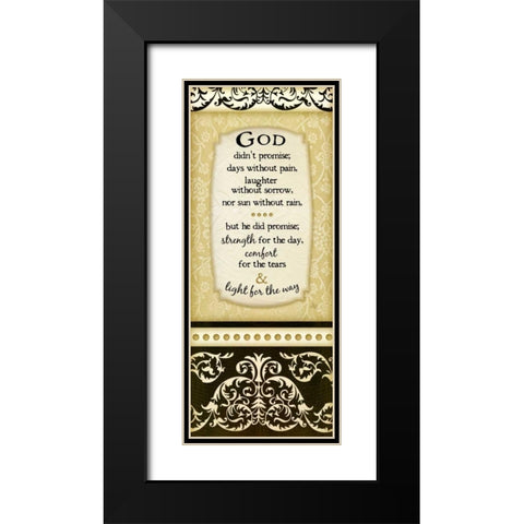 Light for the Way Black Modern Wood Framed Art Print with Double Matting by Pugh, Jennifer