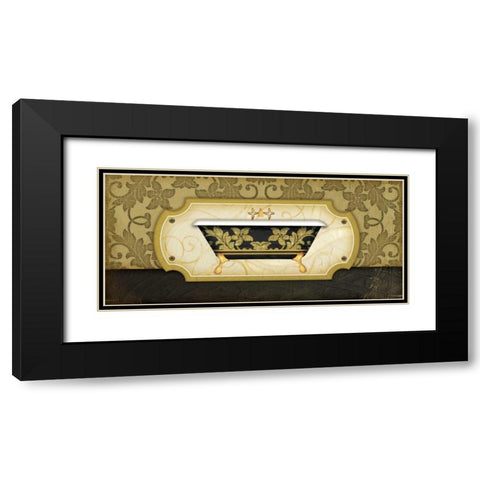 Relax in Style Black Modern Wood Framed Art Print with Double Matting by Pugh, Jennifer