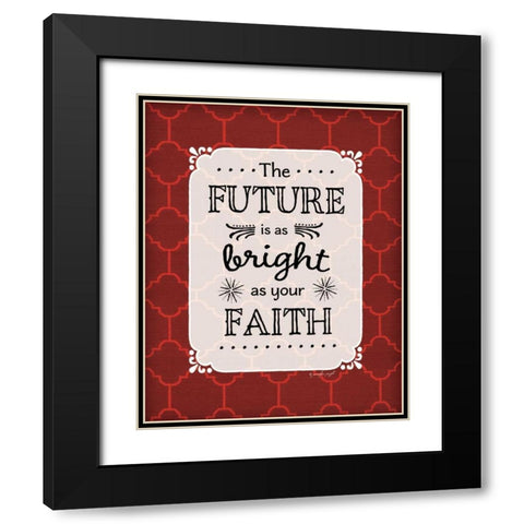 The Future Black Modern Wood Framed Art Print with Double Matting by Pugh, Jennifer