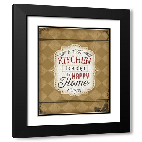 A Messy Kitchen Black Modern Wood Framed Art Print with Double Matting by Pugh, Jennifer