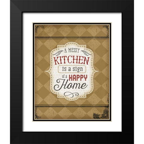 A Messy Kitchen Black Modern Wood Framed Art Print with Double Matting by Pugh, Jennifer