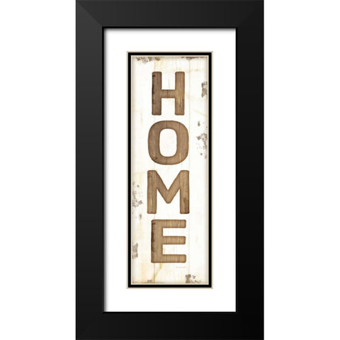 Home Black Modern Wood Framed Art Print with Double Matting by Pugh, Jennifer