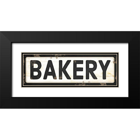 Bakery Black Modern Wood Framed Art Print with Double Matting by Pugh, Jennifer