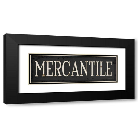 Mercantile Black Modern Wood Framed Art Print with Double Matting by Pugh, Jennifer