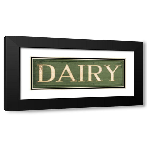 Dairy Black Modern Wood Framed Art Print with Double Matting by Pugh, Jennifer