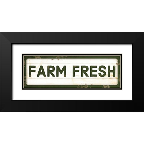 Farm Fresh Black Modern Wood Framed Art Print with Double Matting by Pugh, Jennifer