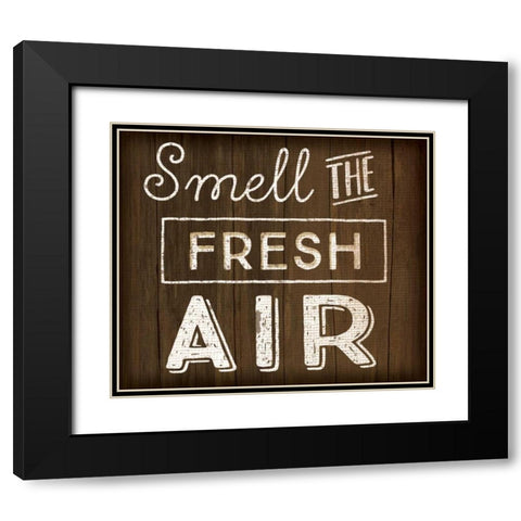 Smell the Fresh Air Black Modern Wood Framed Art Print with Double Matting by Pugh, Jennifer