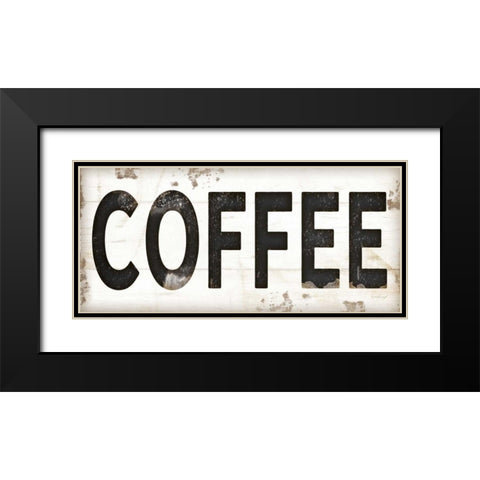 Coffee Black Modern Wood Framed Art Print with Double Matting by Pugh, Jennifer