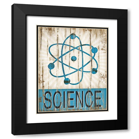 Science Black Modern Wood Framed Art Print with Double Matting by Pugh, Jennifer