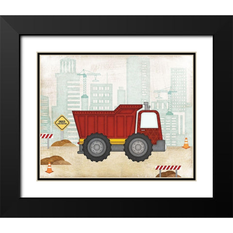 Truck Black Modern Wood Framed Art Print with Double Matting by Pugh, Jennifer