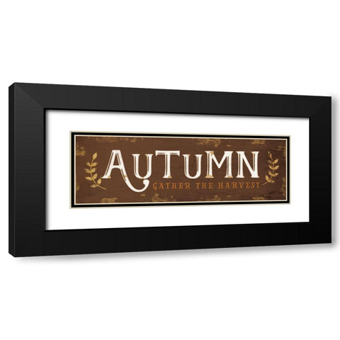 Autumn Black Modern Wood Framed Art Print with Double Matting by Pugh, Jennifer