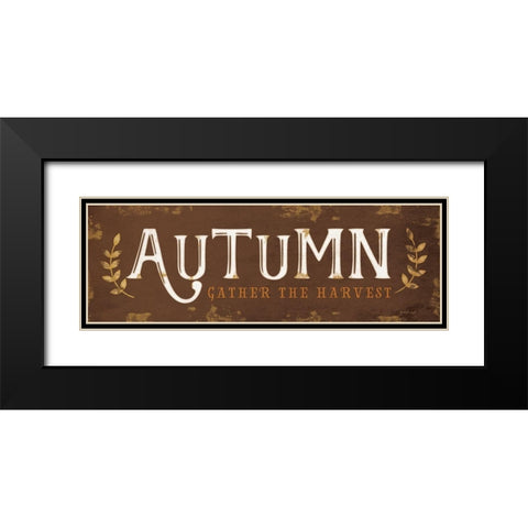 Autumn Black Modern Wood Framed Art Print with Double Matting by Pugh, Jennifer