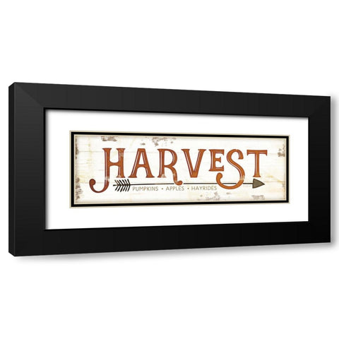 Harvest Fall Black Modern Wood Framed Art Print with Double Matting by Pugh, Jennifer