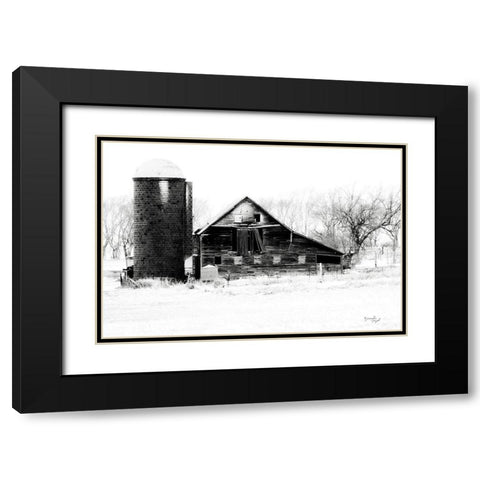 Barn II Black Modern Wood Framed Art Print with Double Matting by Pugh, Jennifer