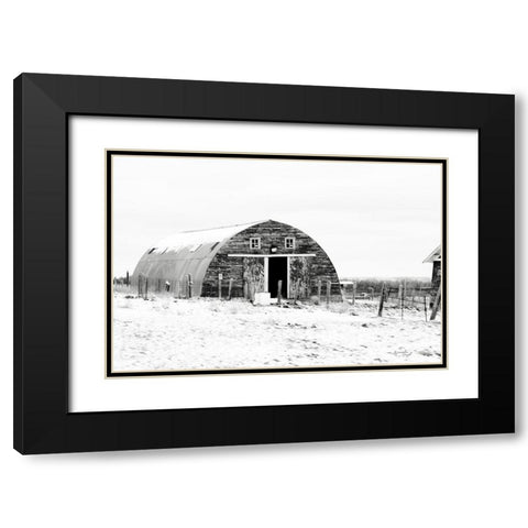 Barn III Black Modern Wood Framed Art Print with Double Matting by Pugh, Jennifer