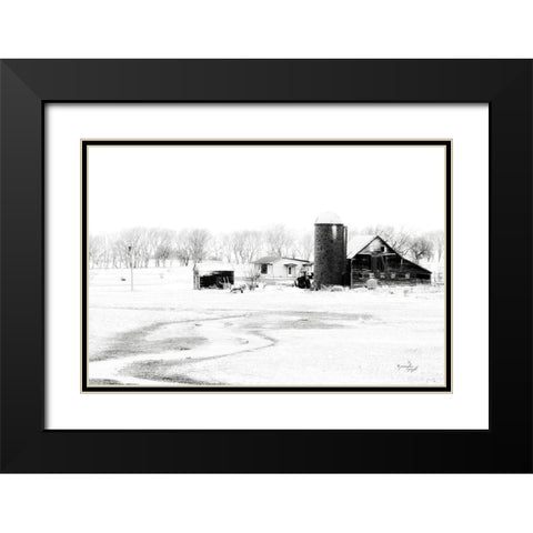 Barn IV Black Modern Wood Framed Art Print with Double Matting by Pugh, Jennifer