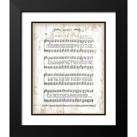 Sweet Hour of Prayer Black Modern Wood Framed Art Print with Double Matting by Pugh, Jennifer