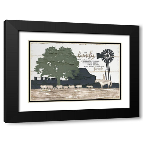 Homestead I Black Modern Wood Framed Art Print with Double Matting by Pugh, Jennifer