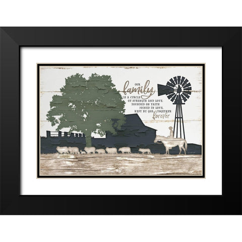 Homestead I Black Modern Wood Framed Art Print with Double Matting by Pugh, Jennifer