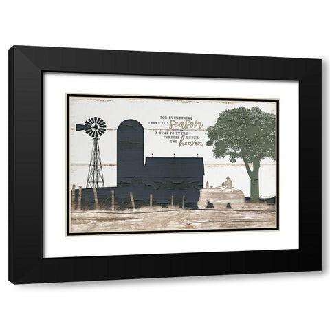 Homestead II Black Modern Wood Framed Art Print with Double Matting by Pugh, Jennifer