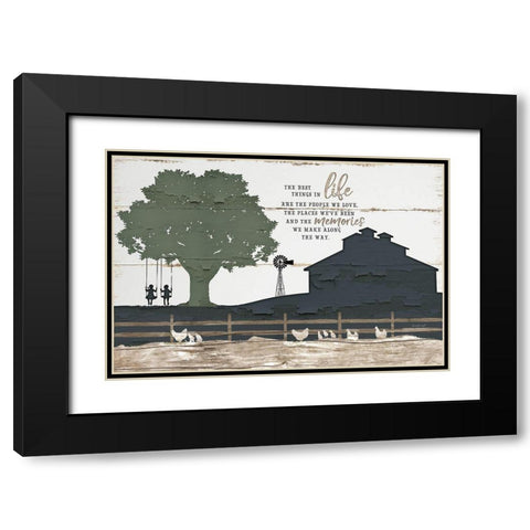 Homestead III Black Modern Wood Framed Art Print with Double Matting by Pugh, Jennifer