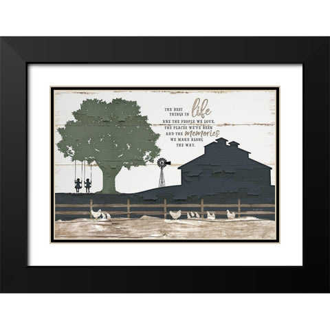 Homestead III Black Modern Wood Framed Art Print with Double Matting by Pugh, Jennifer