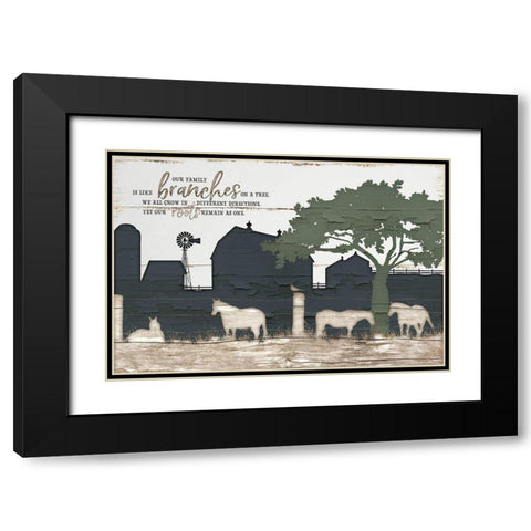 Homestead IV Black Modern Wood Framed Art Print with Double Matting by Pugh, Jennifer