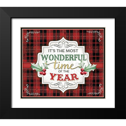 Wonderful Time of the Year Black Modern Wood Framed Art Print with Double Matting by Pugh, Jennifer