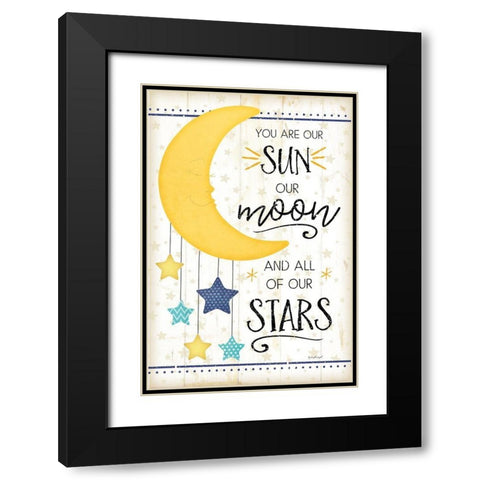 You Are Our Sun Black Modern Wood Framed Art Print with Double Matting by Pugh, Jennifer
