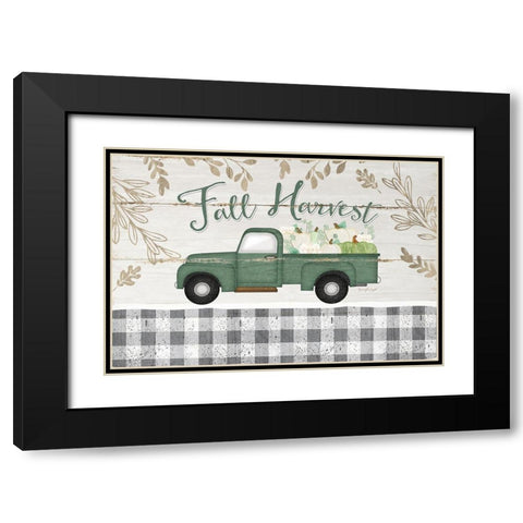 Fall Harvest Black Modern Wood Framed Art Print with Double Matting by Pugh, Jennifer