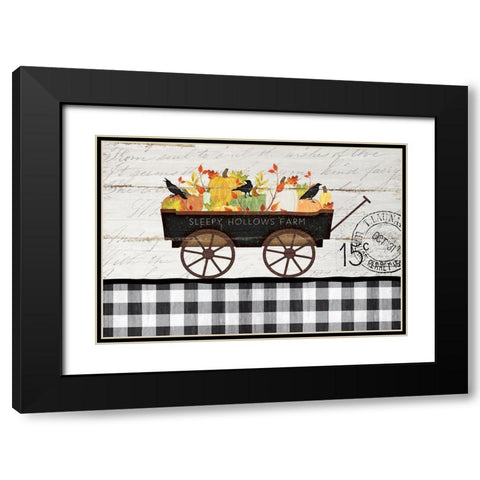 Sleepy Hollows Farm Black Modern Wood Framed Art Print with Double Matting by Pugh, Jennifer